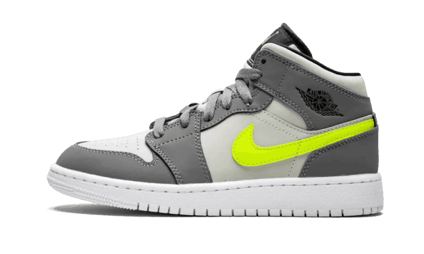 Restock Air Jordan 1 Mid Gunsmoke Volt (gs)