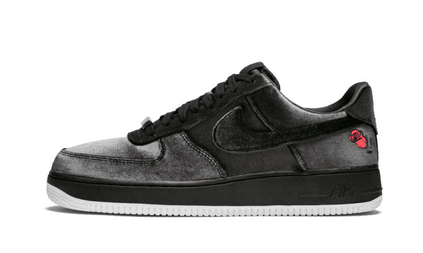 Lager På Lager Nike Air Force 1 Low 07 Qs Svart Hvit