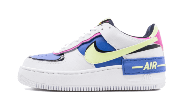 Lager På Lager Nike Air Force 1 Lav Skygge Hvit Safir Knapt Volt (w)