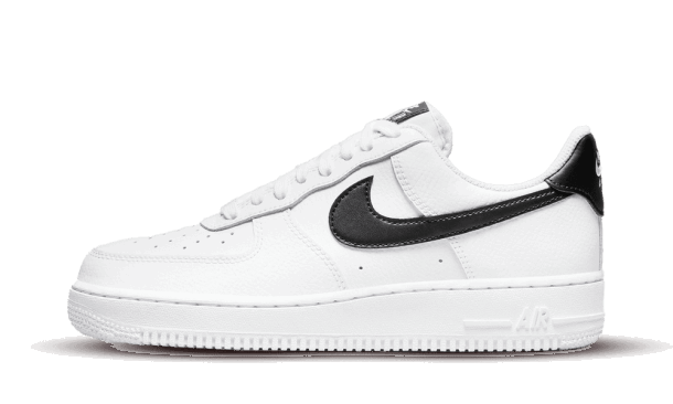 Nike Air Force 1 Low 07 Hvit Svart (w) Lagerbeholdning