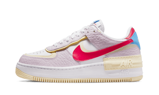 Lager På Lager Nike Air Force 1 Lav Skygge Royal Rosa Kokosmelk Varsity Blå Fusion Rød (w)